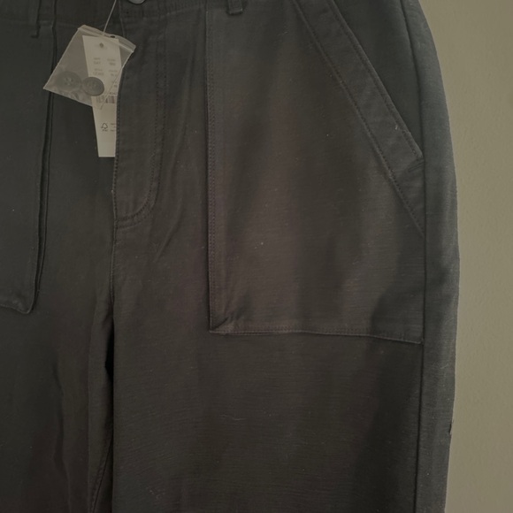 NWT J. Crew Black Wide Leg Pants - Picture 3 of 6